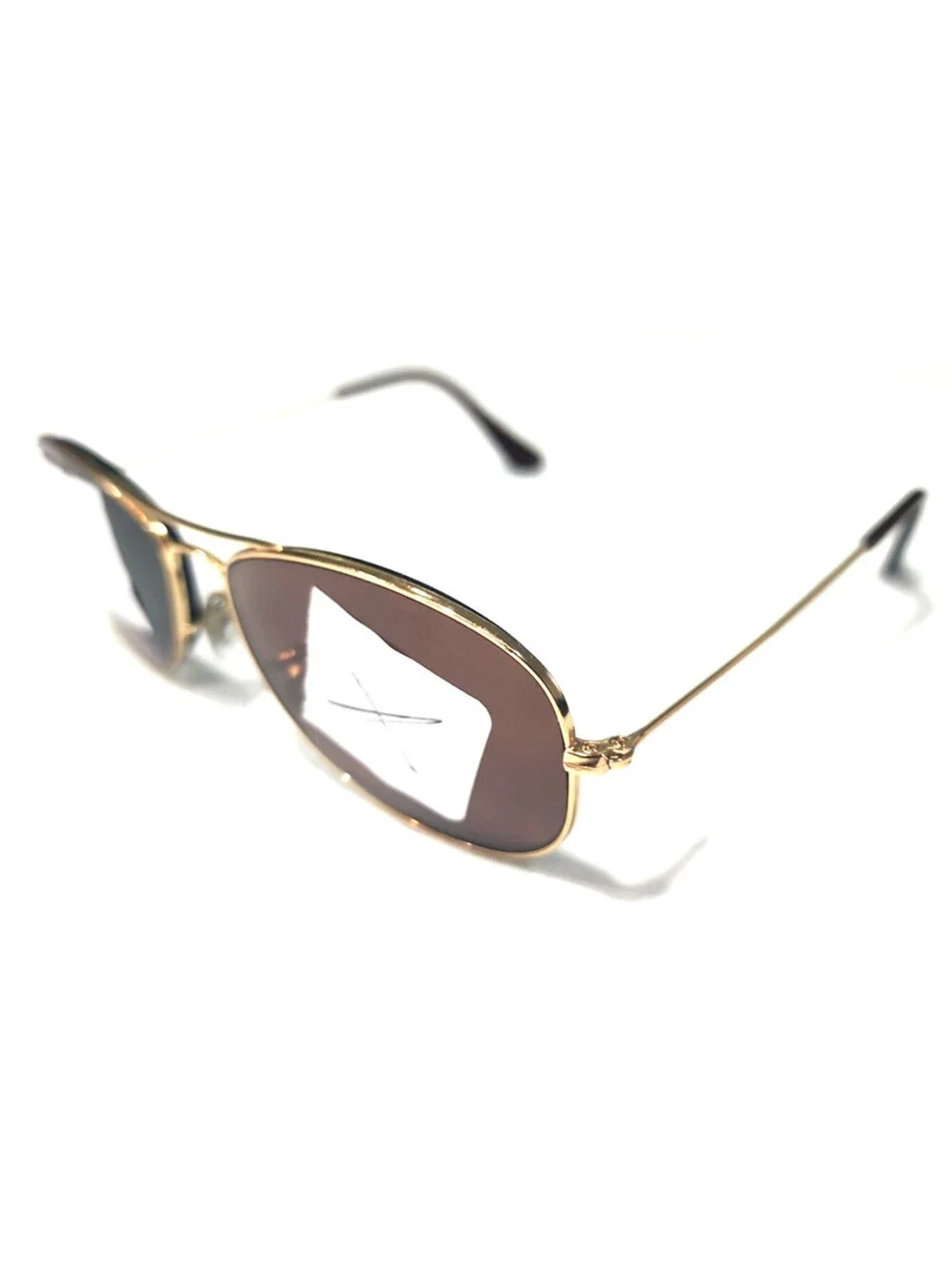 Ray Ban RB3362 Cockpit 001/51 No Lenses Gold Metal Sunglasses Frame 56-14 MRO